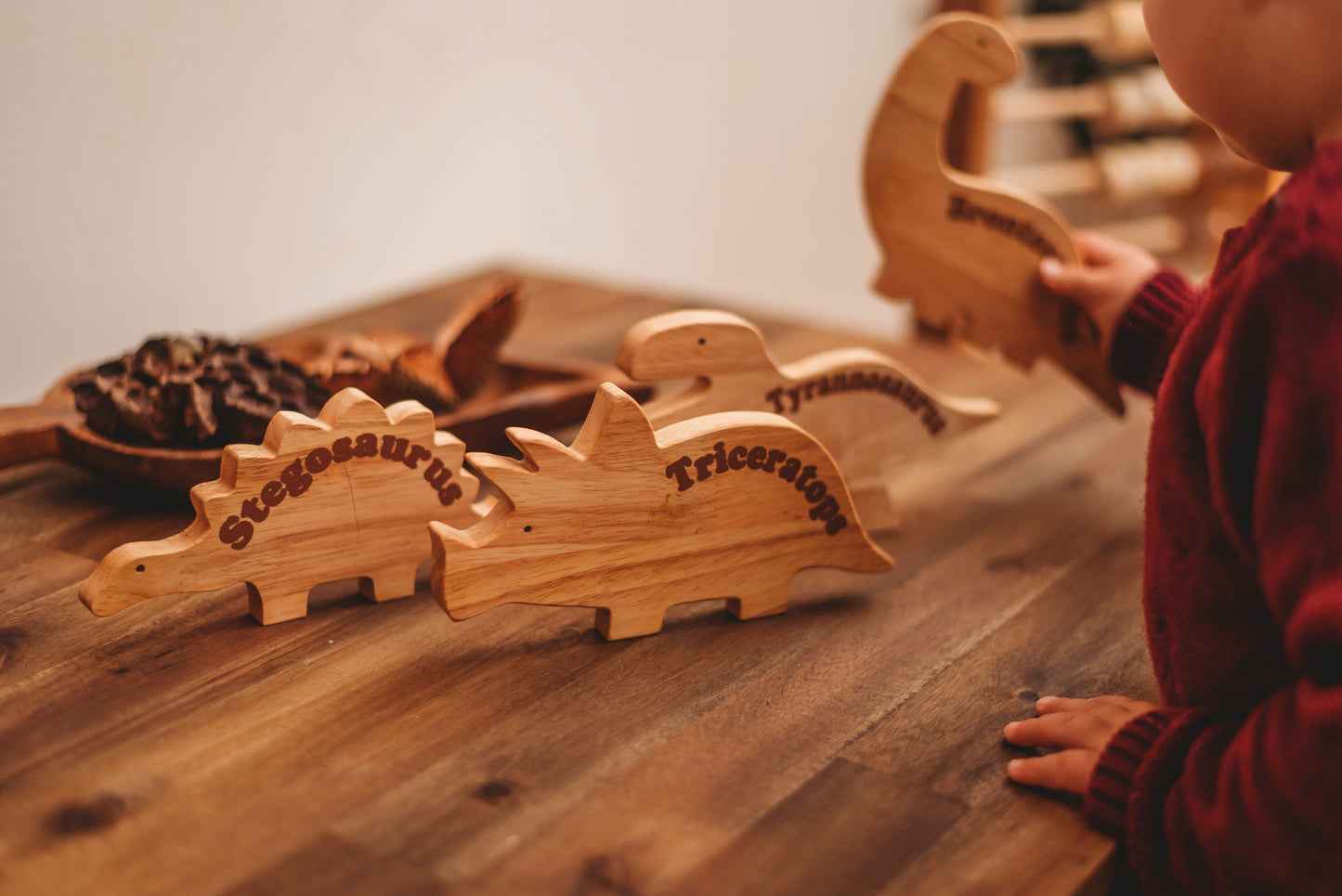 Wooden Dinosaurs Set