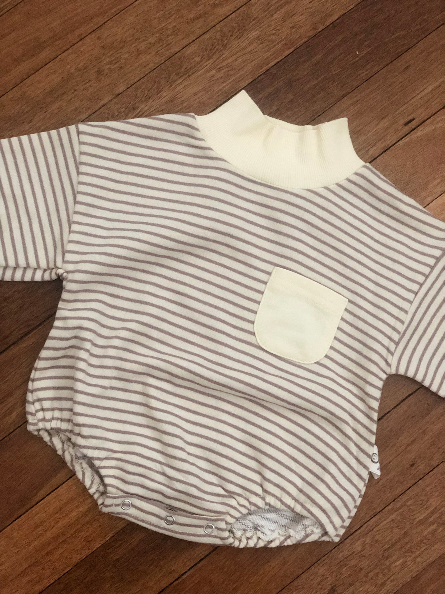 Striped Sweater Romper