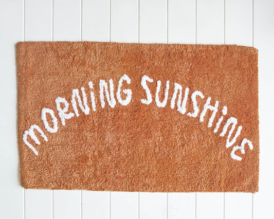 Bath Mat - Morning Sunshine - Rust