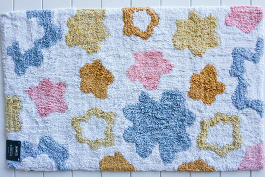 Bath Mat - Tufted Flower Confetti - Multicoloured