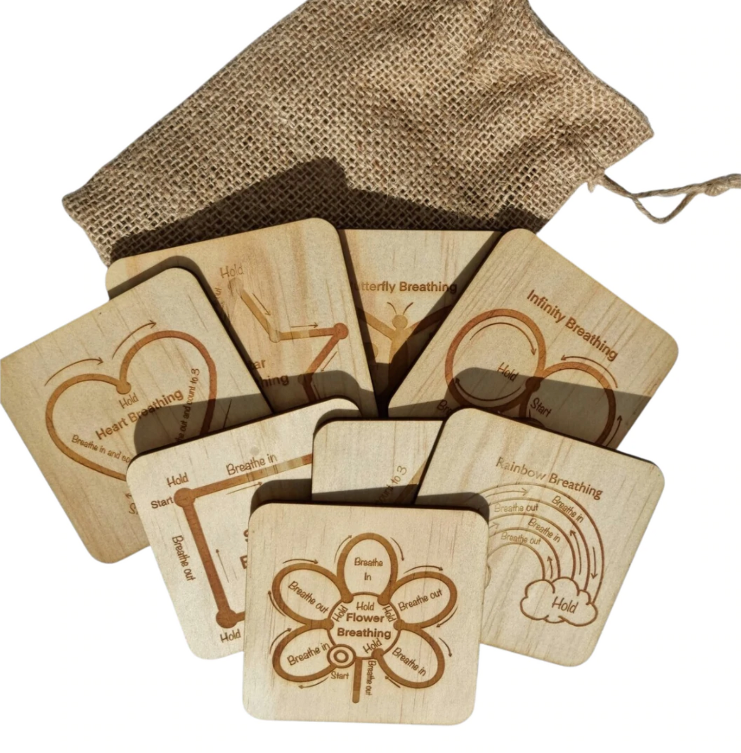 Wooden Breathing Cards