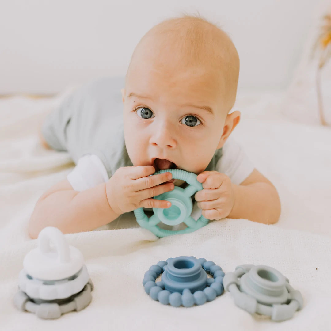 Rainbow Teether and Toy Stacker