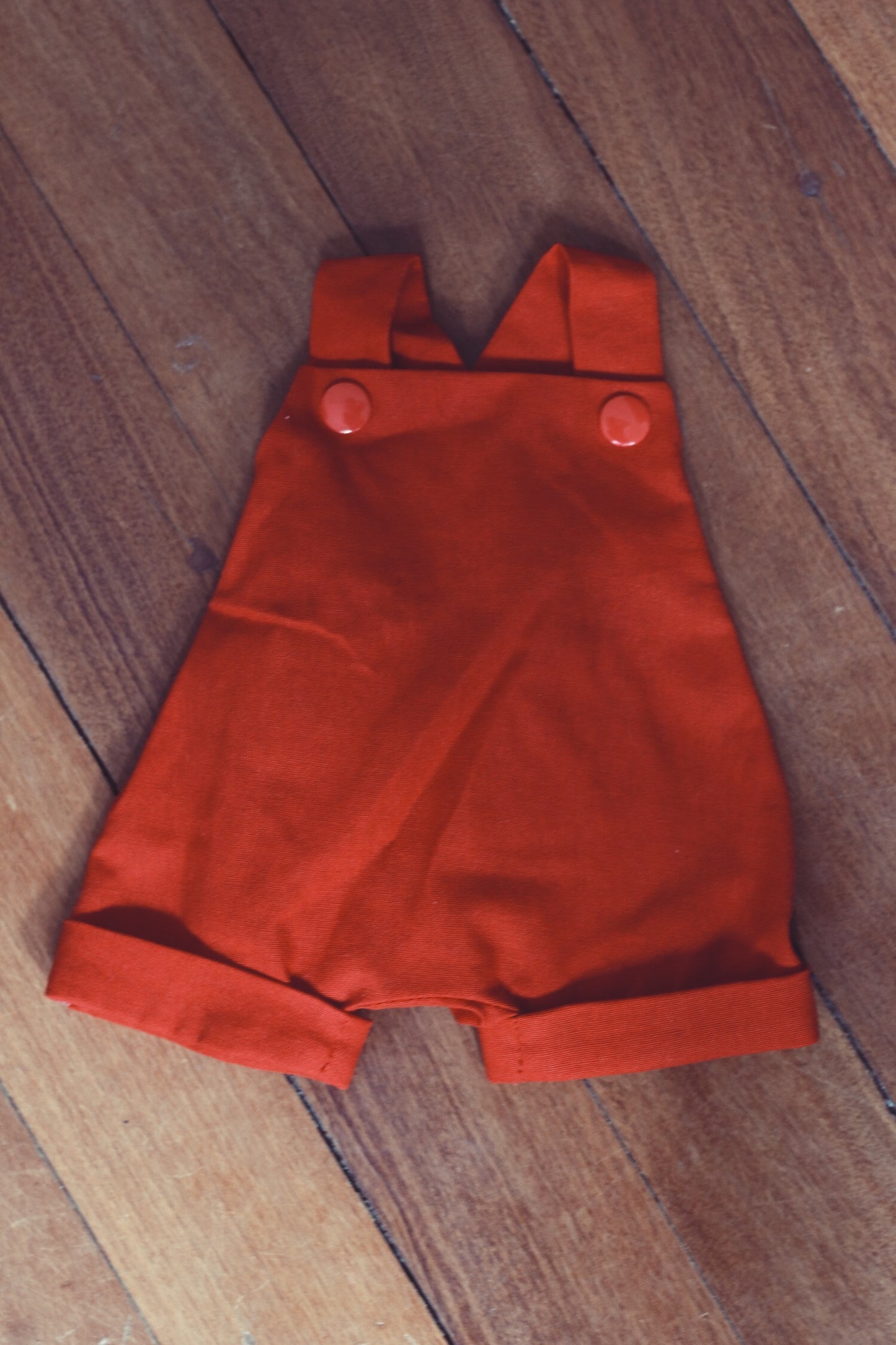 Red Overalls for 38cm Doll