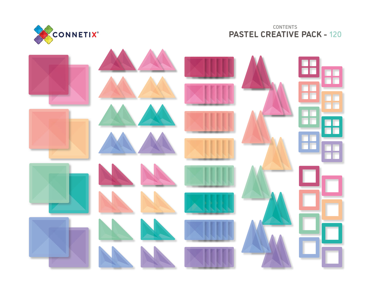 120piece Pastel Creative Pack
